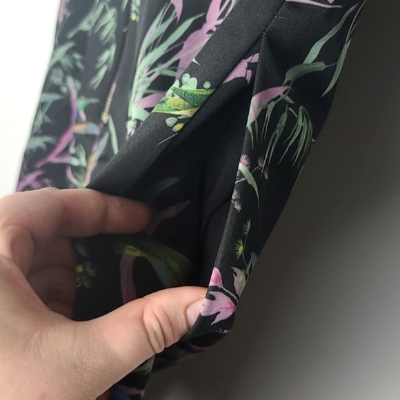 Ted Baker Darcy Fortune Hummingbird Floral Culotte Jumpsuit - Picture 15 of 15